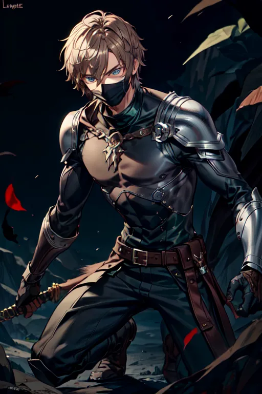 案例 967：三位拿枪的美女战士 天空背景